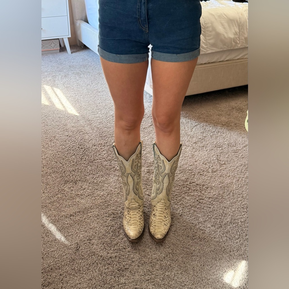 Corral Call Momma Python Snip Toe Boots - image 7